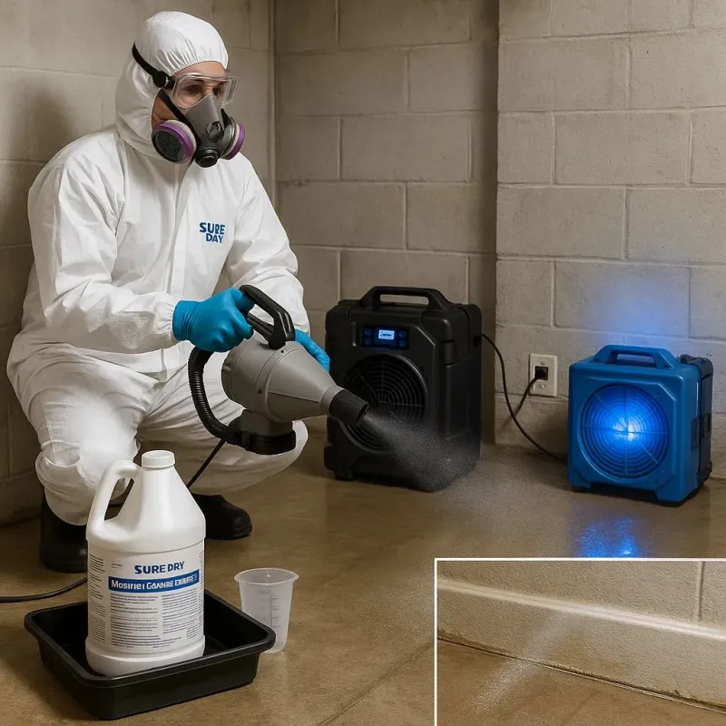 Sanitization and Odor Removal process in Garden Ridge, TX